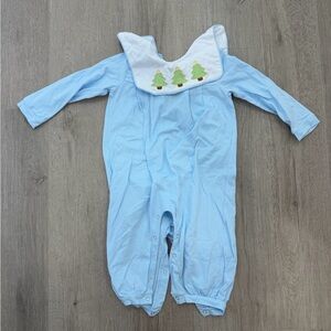 Blue Kids One Piece with Tree Design